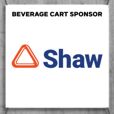 3'x3' Banner - Beverage Cart Sponsor - The Shaw Group Thumbnail