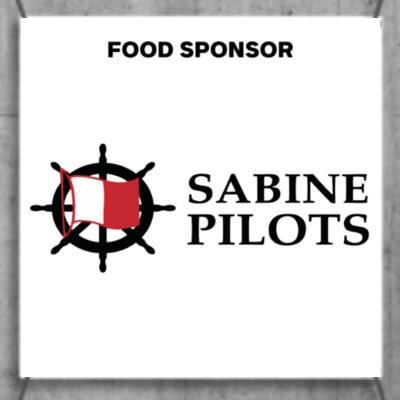 3'x3' Banner - Food Sponsor - Sabine Pilots Thumbnail