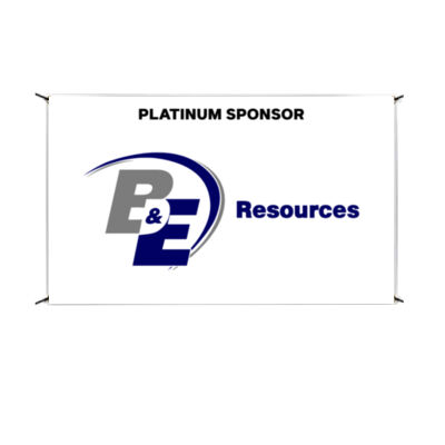 3x5 Banner - Platinum Sponsor - B&E Resources Thumbnail