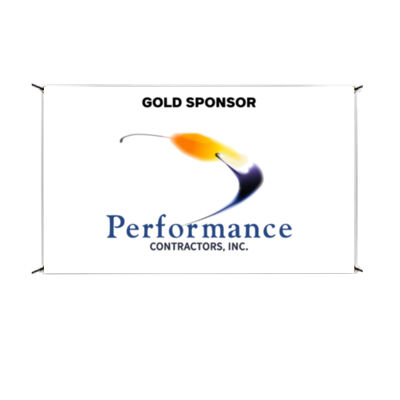 3x5 Banner - Gold Sponsor - Performance Contractors Inc. Thumbnail